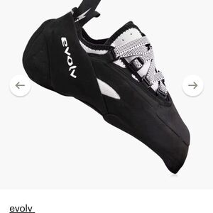 Evolv Women’s Black and White Rock Climbing Shoes